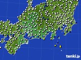 2017年04月11日の東海地方のアメダス(風向・風速)