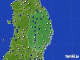 2017年04月11日の岩手県のアメダス(風向・風速)