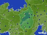 滋賀県のアメダス実況(風向・風速)(2017年04月12日)