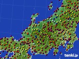2017年04月13日の北陸地方のアメダス(日照時間)