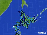 北海道地方のアメダス実況(気温)(2017年04月13日)