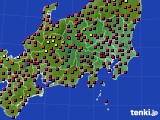 2017年04月14日の関東・甲信地方のアメダス(日照時間)