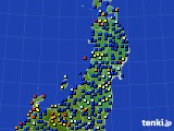 2017年04月15日の東北地方のアメダス(日照時間)