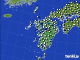 九州地方のアメダス実況(風向・風速)(2017年04月15日)