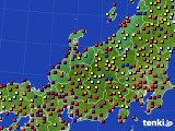 北陸地方のアメダス実況(日照時間)(2017年04月16日)