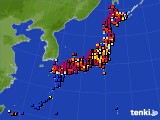 アメダス実況(日照時間)(2017年04月16日)