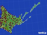 道東のアメダス実況(日照時間)(2017年04月16日)