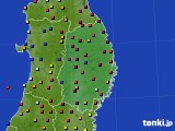 岩手県のアメダス実況(日照時間)(2017年04月16日)