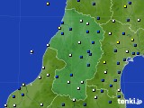 山形県のアメダス実況(風向・風速)(2017年04月16日)