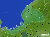 福井県のアメダス実況(降水量)(2017年04月17日)