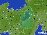 滋賀県のアメダス実況(降水量)(2017年04月17日)