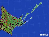 2017年04月17日の道東のアメダス(日照時間)