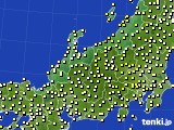 北陸地方のアメダス実況(気温)(2017年04月17日)