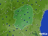 栃木県のアメダス実況(風向・風速)(2017年04月17日)