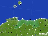 鳥取県のアメダス実況(風向・風速)(2017年04月17日)