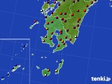 鹿児島県のアメダス実況(日照時間)(2017年04月18日)