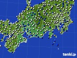 2017年04月18日の東海地方のアメダス(風向・風速)