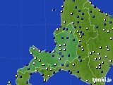 道央のアメダス実況(風向・風速)(2017年04月18日)