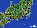 関東・甲信地方のアメダス実況(日照時間)(2017年04月19日)