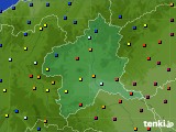 群馬県のアメダス実況(日照時間)(2017年04月19日)