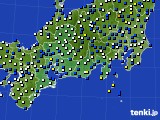2017年04月19日の東海地方のアメダス(風向・風速)