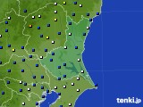 茨城県のアメダス実況(風向・風速)(2017年04月19日)