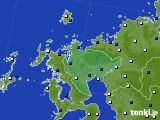 佐賀県のアメダス実況(風向・風速)(2017年04月19日)