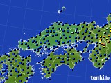 中国地方のアメダス実況(日照時間)(2017年04月20日)