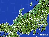 北陸地方のアメダス実況(風向・風速)(2017年04月20日)