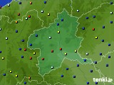 群馬県のアメダス実況(日照時間)(2017年04月21日)
