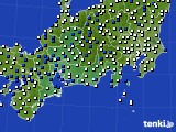 2017年04月22日の東海地方のアメダス(風向・風速)