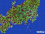 関東・甲信地方のアメダス実況(日照時間)(2017年04月23日)