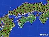 2017年04月24日の四国地方のアメダス(日照時間)