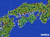 2017年04月25日の四国地方のアメダス(日照時間)