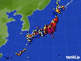 2017年04月25日のアメダス(日照時間)