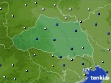 2017年04月25日の埼玉県のアメダス(風向・風速)