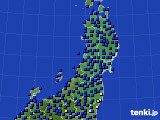 東北地方のアメダス実況(日照時間)(2017年04月26日)