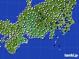 2017年04月26日の東海地方のアメダス(風向・風速)