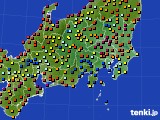 関東・甲信地方のアメダス実況(日照時間)(2017年04月27日)
