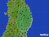 岩手県のアメダス実況(日照時間)(2017年04月27日)