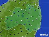 福島県のアメダス実況(風向・風速)(2017年04月27日)