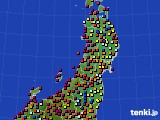 2017年04月28日の東北地方のアメダス(日照時間)