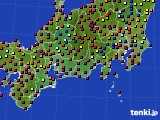 2017年04月28日の東海地方のアメダス(日照時間)