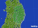 岩手県のアメダス実況(風向・風速)(2017年04月28日)