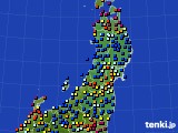 東北地方のアメダス実況(日照時間)(2017年04月29日)
