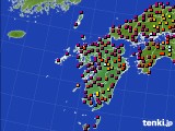 九州地方のアメダス実況(日照時間)(2017年04月29日)