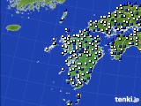 九州地方のアメダス実況(風向・風速)(2017年04月29日)