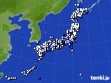2017年04月29日のアメダス(風向・風速)