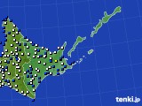 2017年04月29日の道東のアメダス(風向・風速)