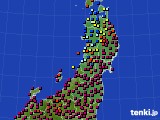東北地方のアメダス実況(日照時間)(2017年04月30日)